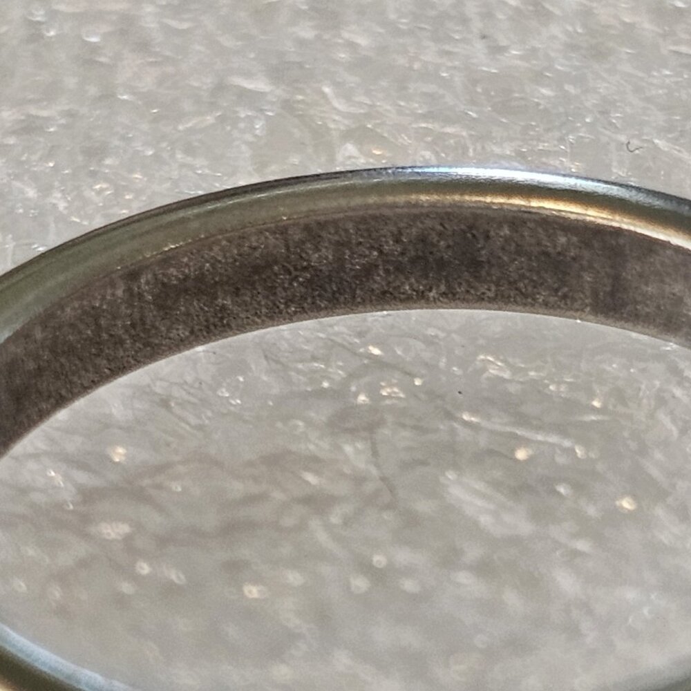 Sterling Silver Eternity Ring Size 8 Gift For‎ Her Anniversary Stackable 3 mm - Picture 6 of 9